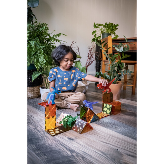 Magna-Tiles Dino World 40-Piece Set - STEM Toys - 6
