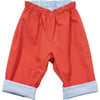 Reversible Baby Pant, Light Blue - Pants - 3