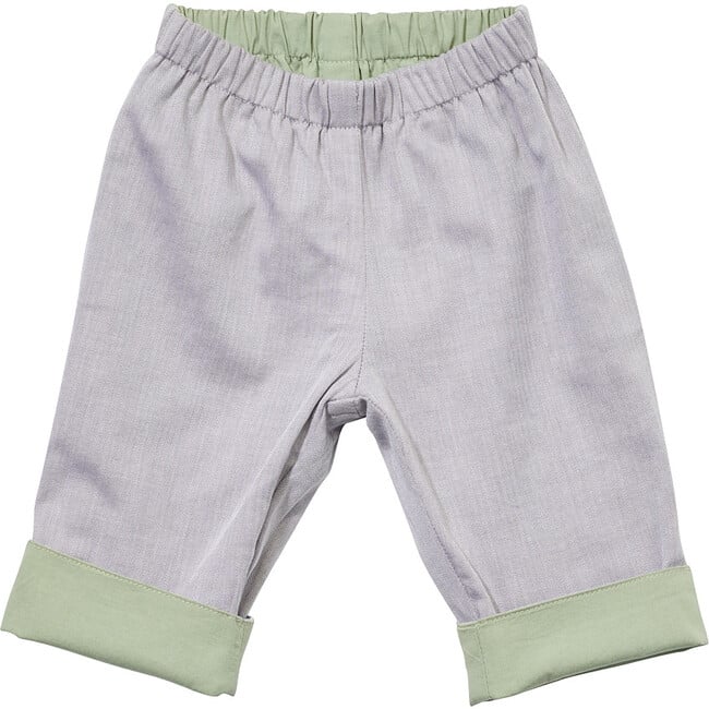 Reversible Baby Pant, Seafoam - Pants - 3