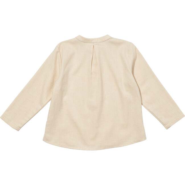 Lupo Shirt, Oatmeal Flannel - Shirts - 3