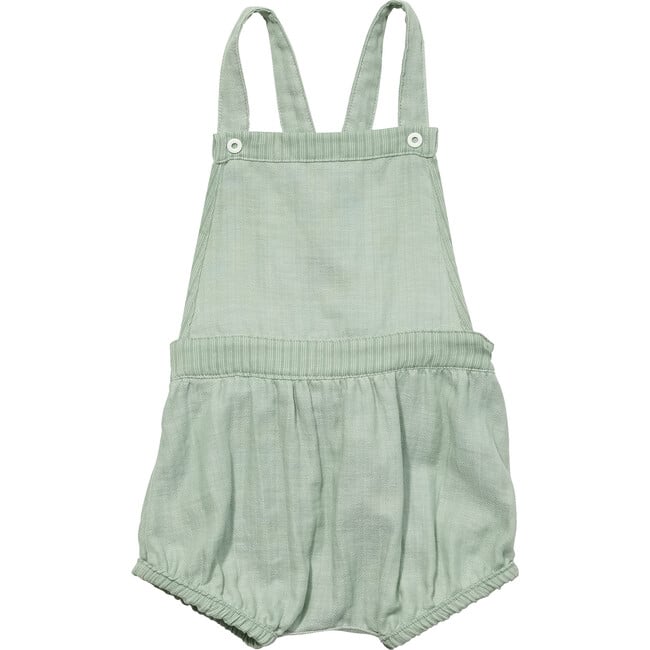 Frances Bubble, Green Herringbone - Rompers - 3