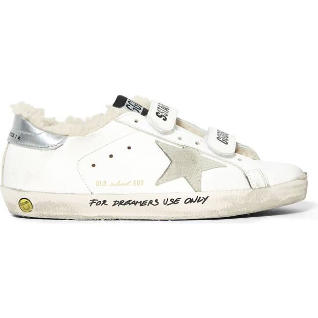 Old School Shearling Sneakers, White