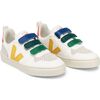 Small V-10 Velcro Extra-White Multicolor Sneakers, Multi - Sneakers - 2
