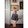Celia Charcoal Wild Flowers Blouse, Multicolored - Blouses - 2