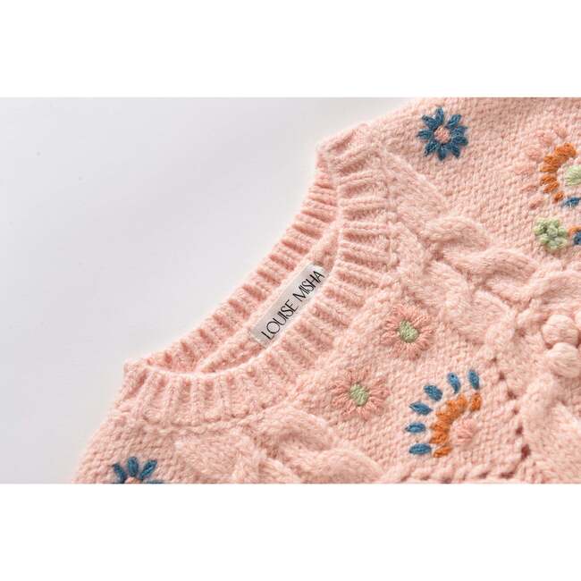 Georgette Pullover, Pink - Sweaters - 5