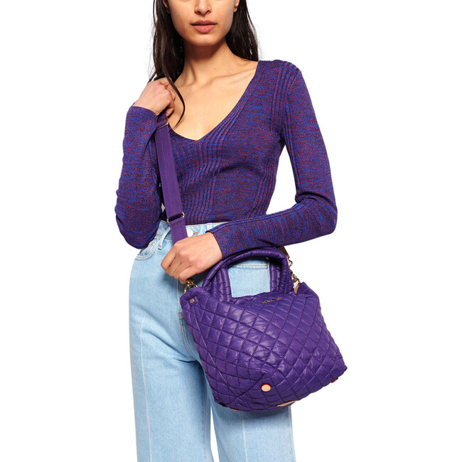 Mini Metro Tote Deluxe, Amethyst - Bags - 3