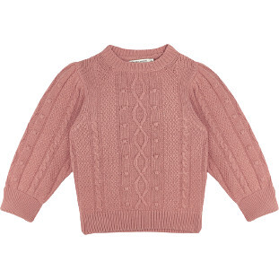 Lourdes Jumper, Pink - Sweaters - 1