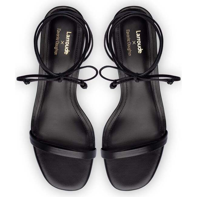Larroudé x Favorite Daughter Sandal, Black - Sandals - 3