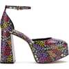 Ari Pump, Black Mixed Flowers - Dress Shoes - 1 - thumbnail