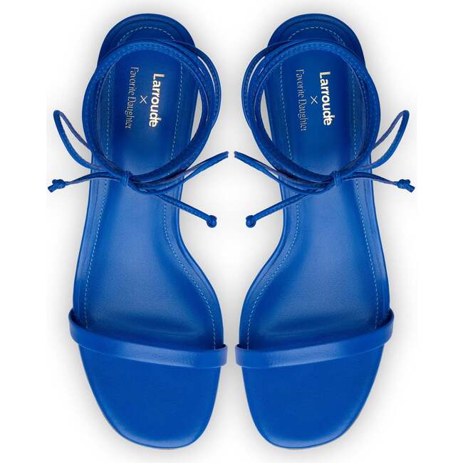 Larroudé x Favorite Daughter Sandal, Blue - Sandals - 3