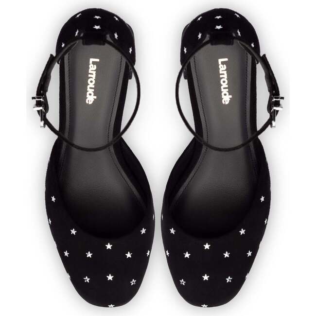 Ari Pump, Black and Silver Stars - Dress Shoes - 3