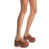 Miso Platform Clog, Caramel - Boots - 4