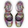 Ari Pump, Black Mixed Flowers - Dress Shoes - 3