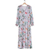 Women's Palmtree Maxi Dress, Multi - Dresses - 1 - thumbnail