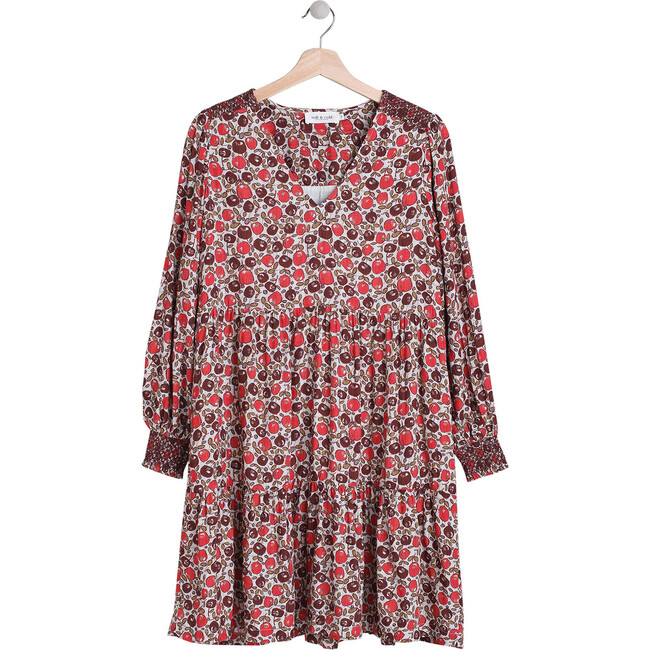 Women's Apple Eva Dress, Red - Dresses - 1