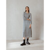 Women's Donna Flower Dress, Blue - Dresses - 2