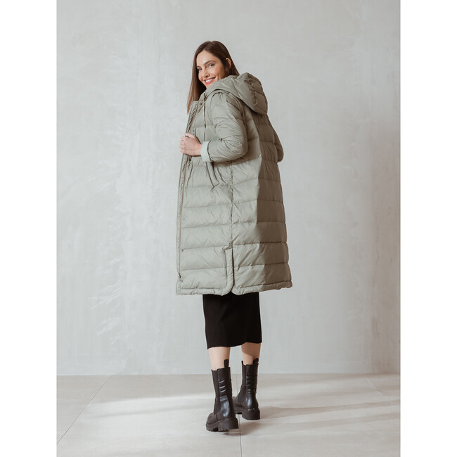 Women's Reversible Berlin Puffercoat, Clear