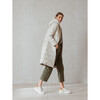 Women's Reversible Berlin Puffercoat, White - Coats - 2