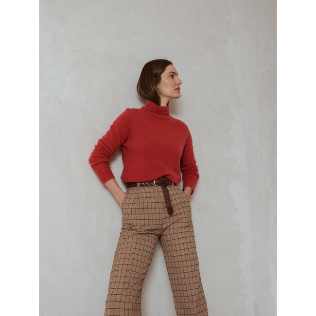 Women's Mohair Perkins Jumper, Red - Jumpers - 2