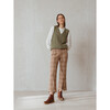 Women's Cable Mohair Waistcoat, Green - Coats - 3 - thumbnail