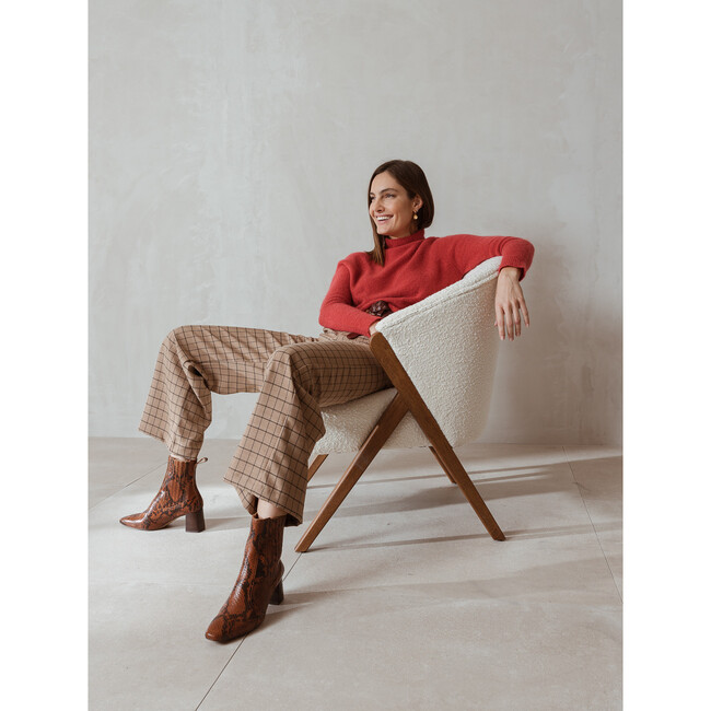 Women's Mohair Perkins Jumper, Red - Jumpers - 4