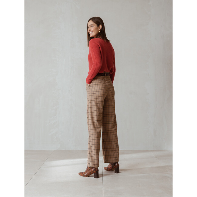 Women's Mohair Perkins Jumper, Red - Jumpers - 5