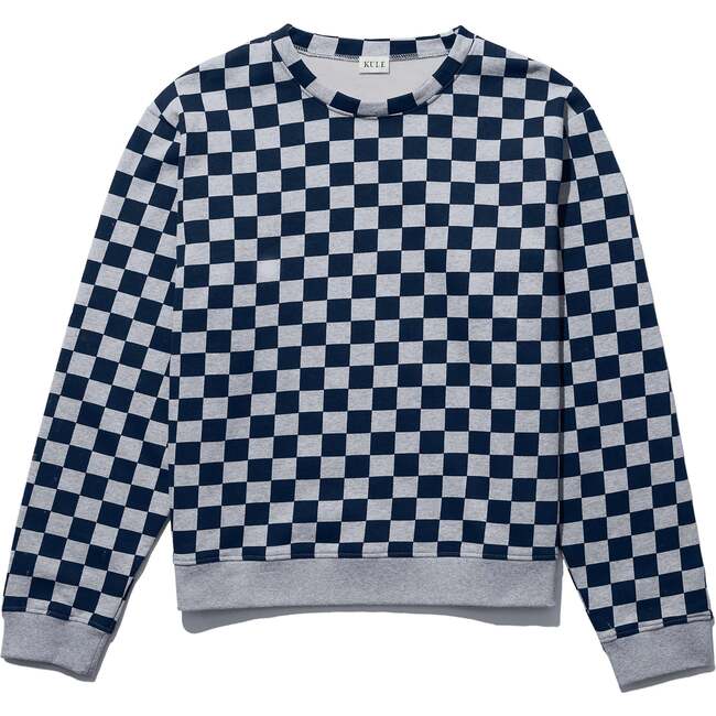 The Women's Check Raleigh, Heather Grey/Navy - Tees - 1