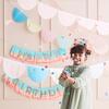 Rainbow Happy Birthday Fringe Garland - Garlands - 2