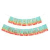 Rainbow Happy Birthday Fringe Garland - Garlands - 6