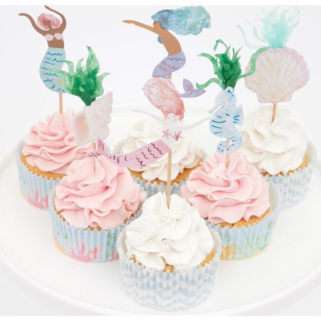 Mermaid Cupcake Kit - Party Accessories - 2