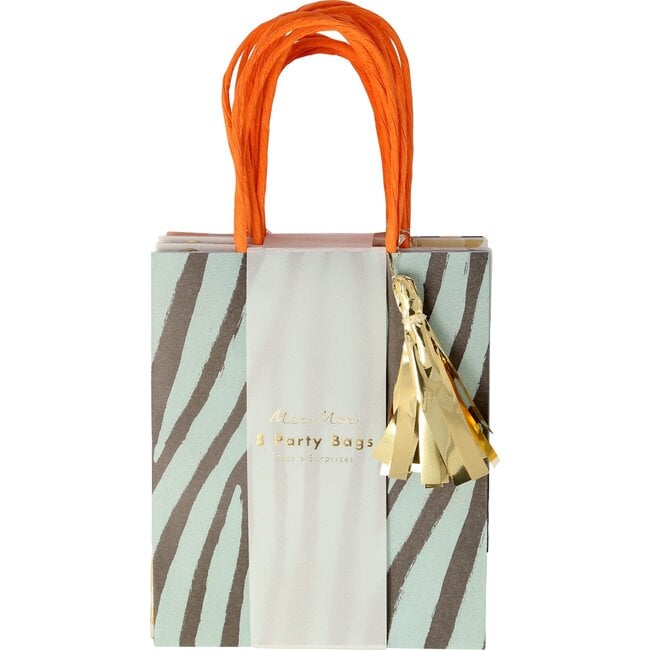 Safari Animal Print Party Bags - Favors - 8