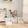 Fantasy Fields by Teamson Kids - Simplicity Walker Display Bookcase Kids Furniture - White - Woodens - 3 - thumbnail