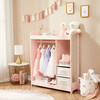 Fantasy Fields by Teamson Kids - Fashion Twinkle Star Prints Jasmine Toy Dress Up Unit Kids Furniture - Pink - Woodens - 3