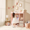 Fantasy Fields by Teamson Kids - Fashion Twinkle Star Prints Jasmine Toy Dress Up Unit Kids Furniture - Pink - Woodens - 6