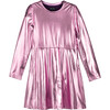 Scarlett Skater Dress, Pink - Dresses - 1 - thumbnail