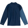 Eric Button Down Shirt, Colorblock Denim - Shirts - 3