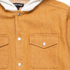 Calder Hooded Overshirt, Buckskin - Shirts - 4