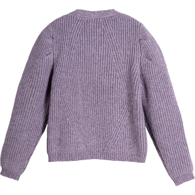 Ella Cropped Cardigan, Lavender - Sweaters - 3