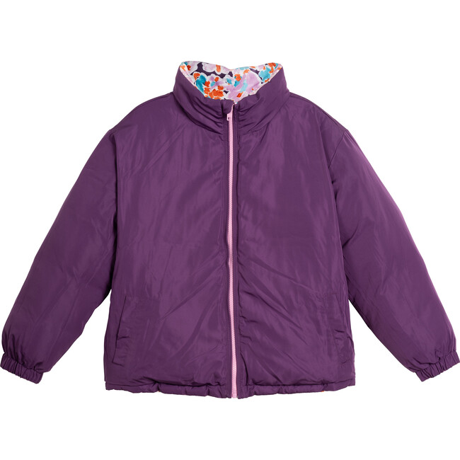 Mick Reversible Jacket, Abstract Flower - Jackets - 5