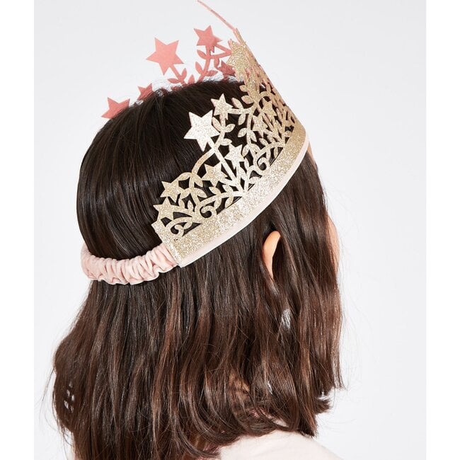 Glitter Fabric Star Crown - Costume Accessories - 3