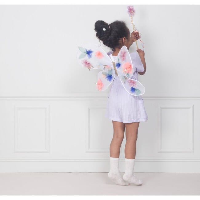 Organza Flower Wings & Wand - Costumes - 3