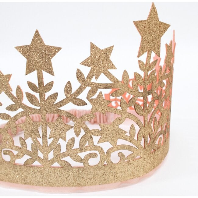 Glitter Fabric Star Crown - Costume Accessories - 5