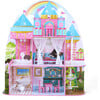 Olivia's Little World by Teamson Kids - Princess Castle 12" Doll House, Pink - Dollhouses - 1 - thumbnail