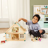 Olivia's Little World by Teamson Kids - Moose Lodge Cabin 3.5" Doll House, Sea Green - Dollhouses - 2
