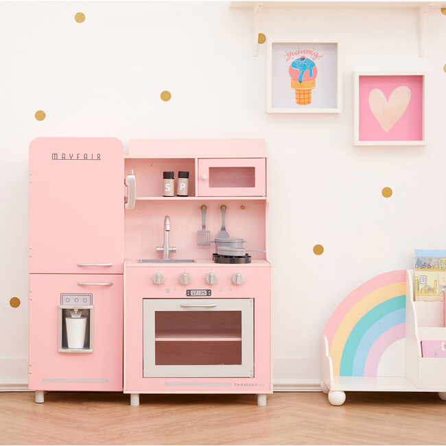 Teamson Kids - Little Chef Mayfair Retro Play Kitchen, Pink - Play Kitchens - 3