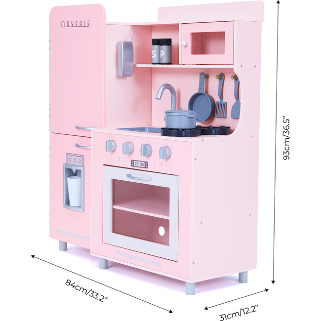 Teamson Kids - Little Chef Mayfair Retro Play Kitchen, Pink - Play Kitchens - 4