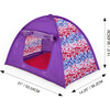 Sophia's by Teamson Kids - 18'' Doll - Smaller Tent & Sleeping Bag, Purple - Play Tents - 4 - thumbnail