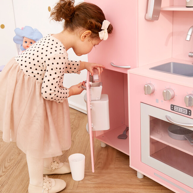 Teamson Kids - Little Chef Mayfair Retro Play Kitchen, Pink - Play Kitchens - 6