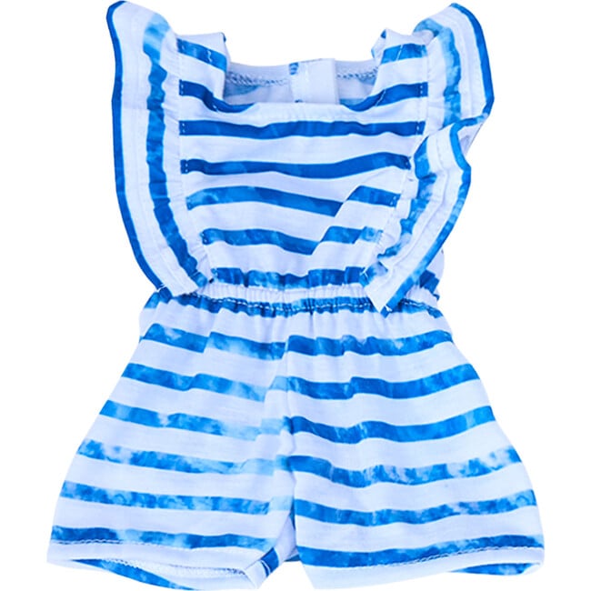 Sophia's by Teamson Kids - 18'' Doll - Stripe Romper & Thong Flip Flop, Blue - Doll Accessories - 5