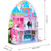 Olivia's Little World by Teamson Kids - Princess Castle 12" Doll House, Pink - Dollhouses - 4